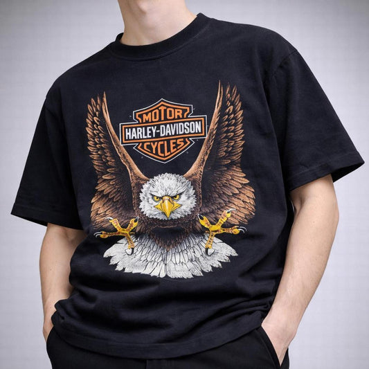 Harley davidson black tee