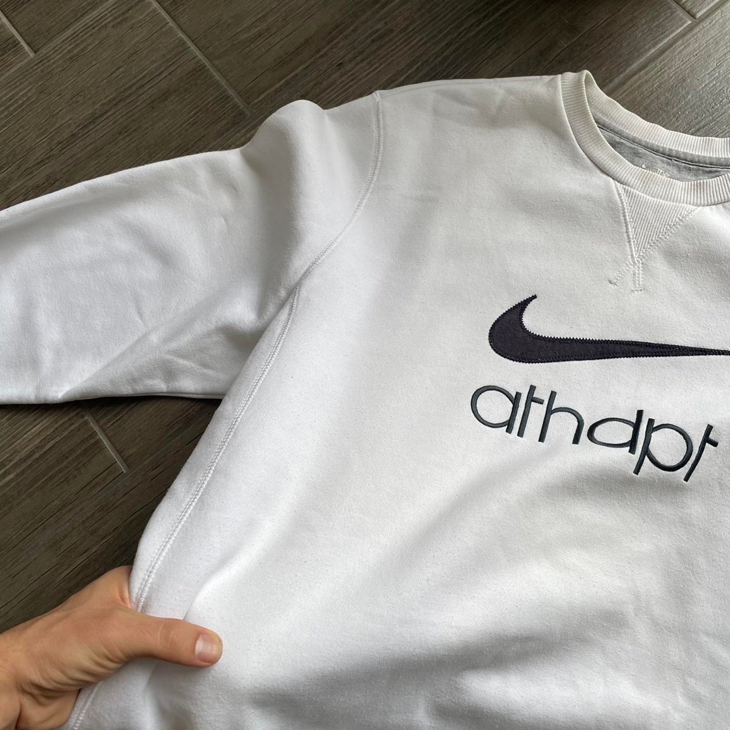 Nike streetwear big swoosh vintage Oversized XL sweatshirt