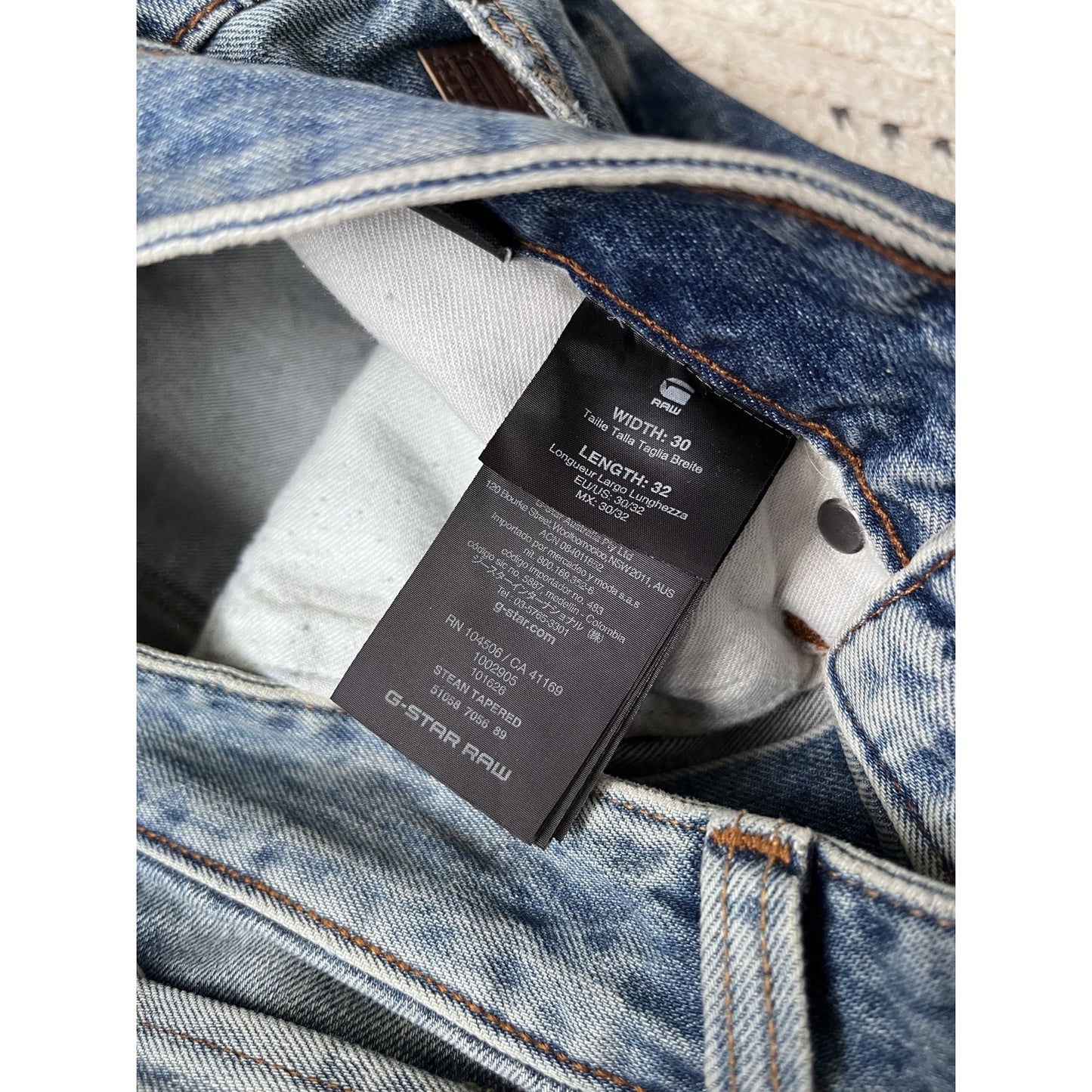 G-Star Raw Stean Tapered Jeans Denim