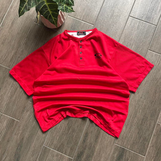 Oakley 90s red vintage tee