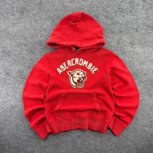 Abercrombie & Fitch Y2K Red Hoodie Size M