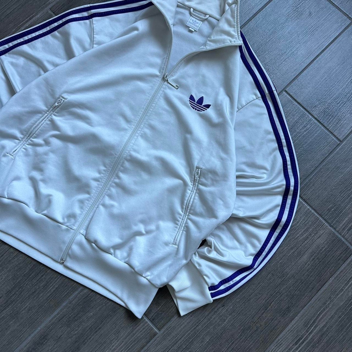 Adidas track top boxy fit y2k L jacket