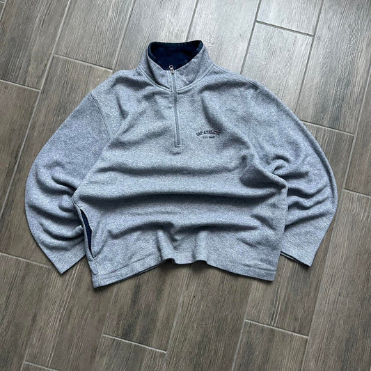 Vintage Gap y2k grey fleece jumper