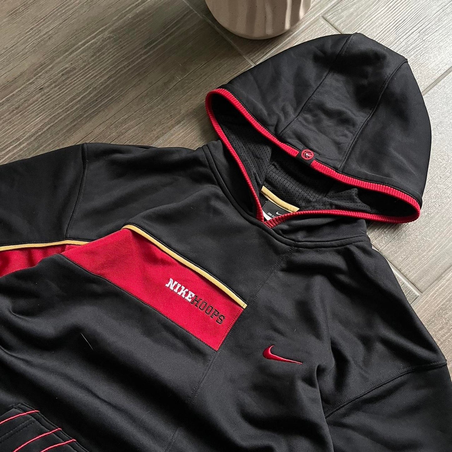 Nike black y2k vintage streetwear L hoodie