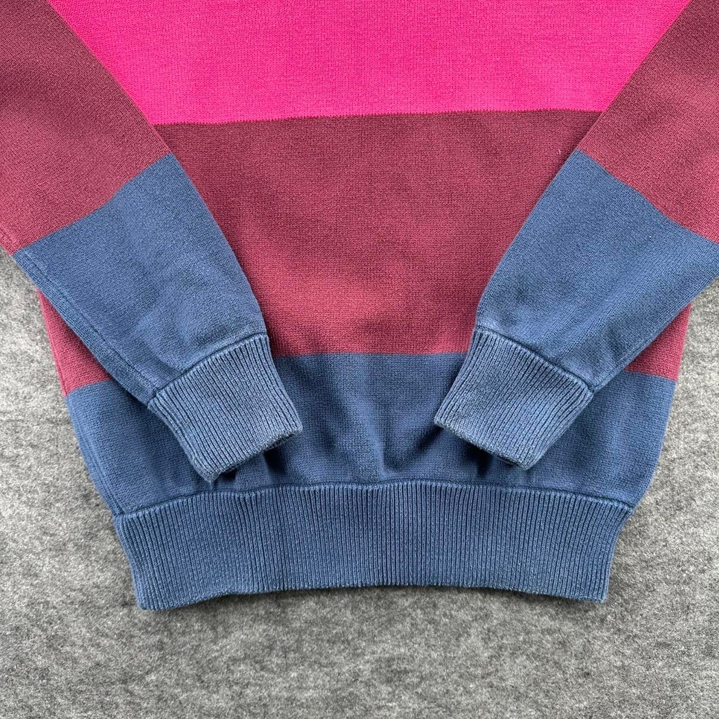 Quiksilver pink striped sweater