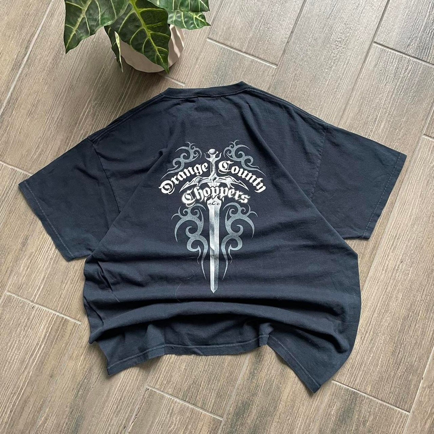 Choppers vintage y2k baggy black XXL tee