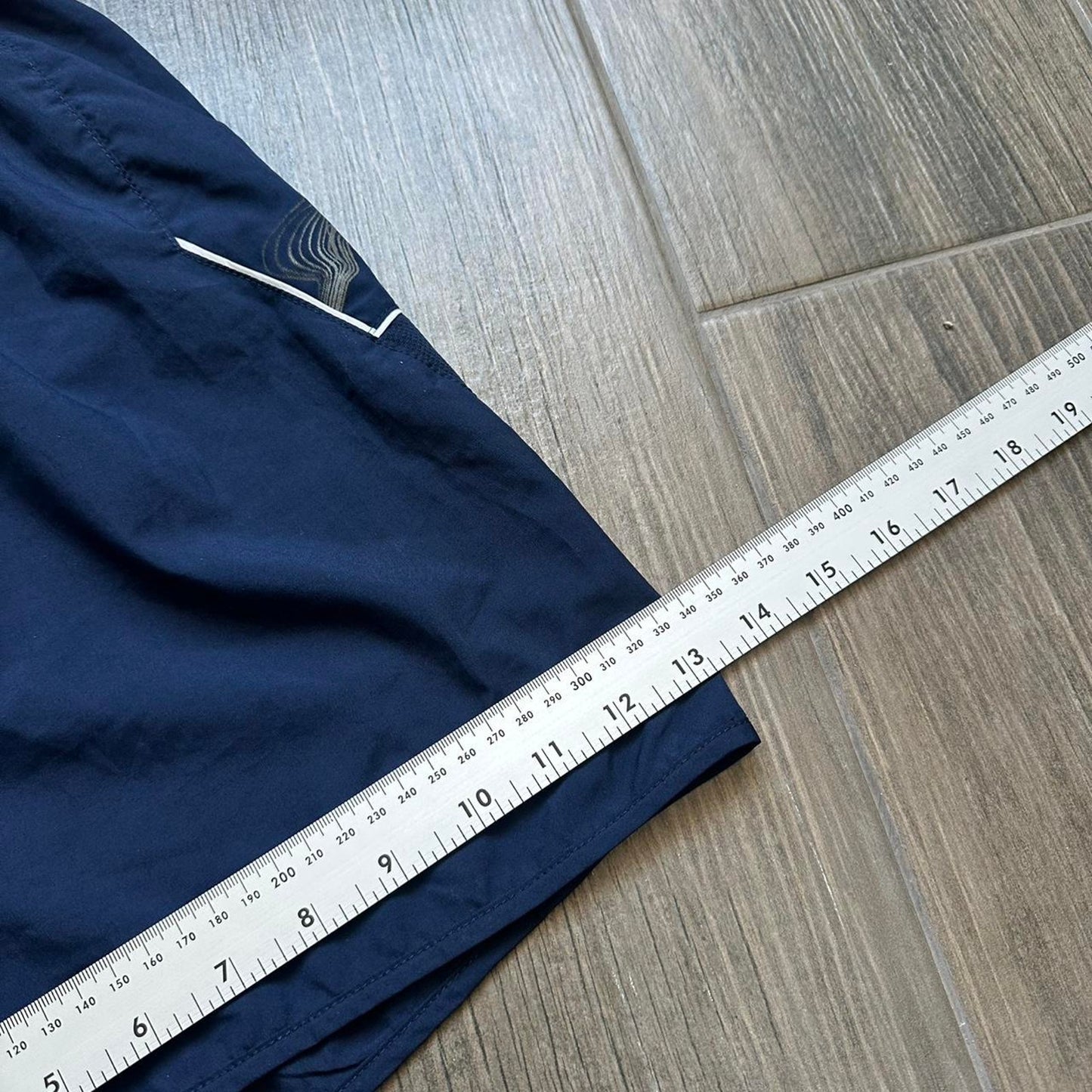 Nike navy blue running shorts