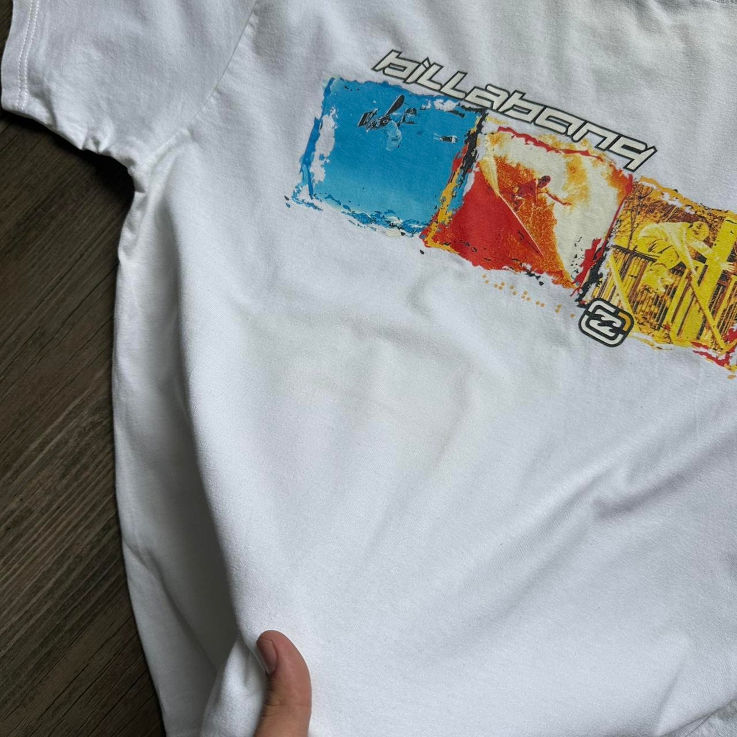 Billabong white surf tee