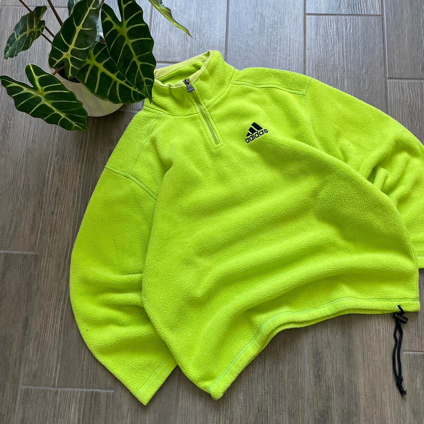 Adidas y2k baggy fleece jumper