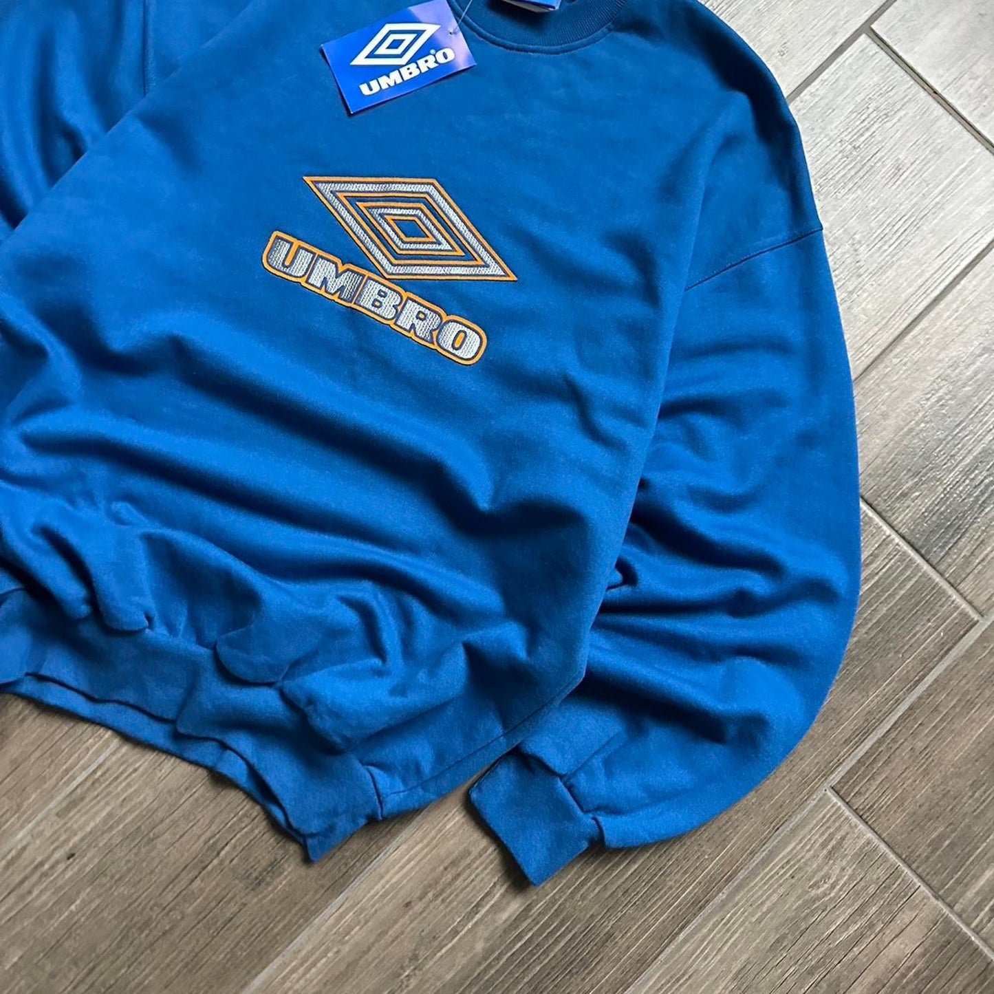 Umbro blue oversized y2k sport S-M sweatshirt