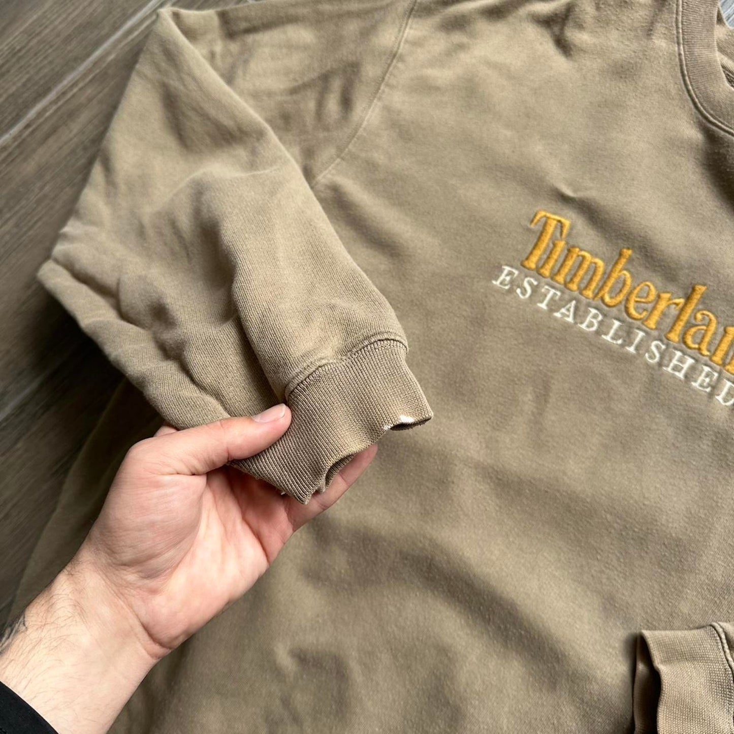 Timberland brown crewneck sweatshirt