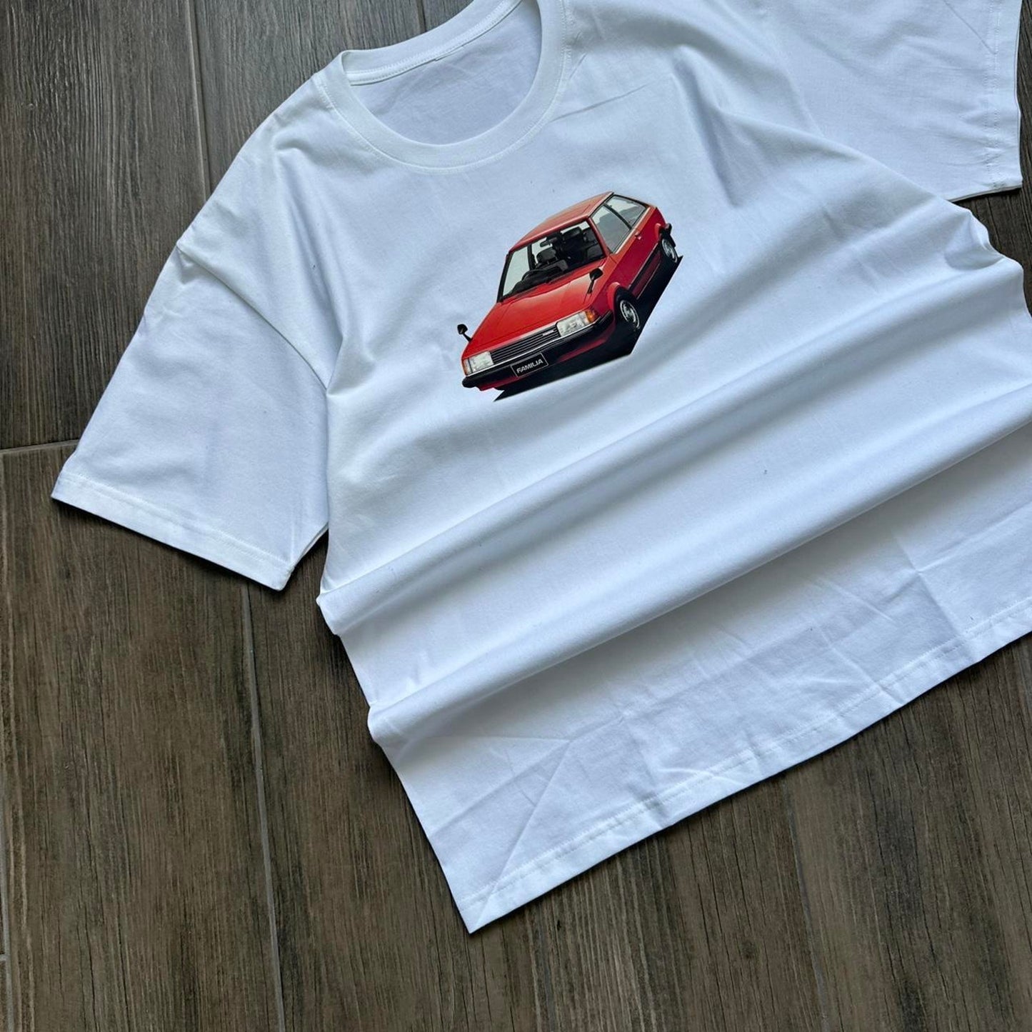 Mazda car y2k print white