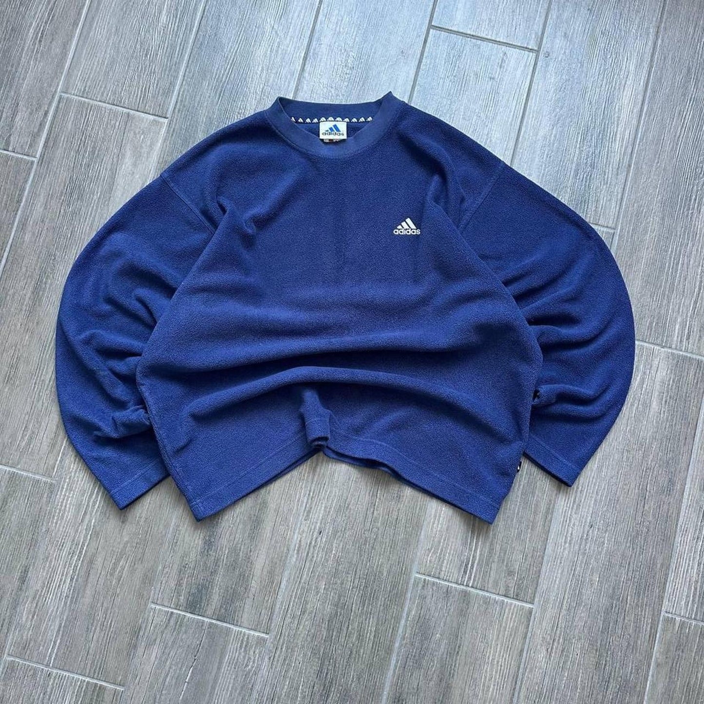 Adidas fleece oversized y2k L jumper
