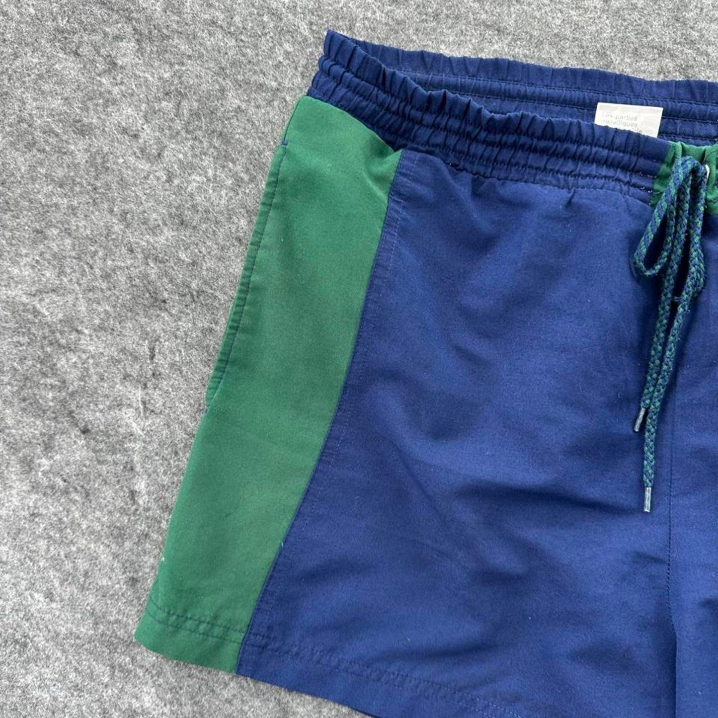 Adidas green and blue shorts