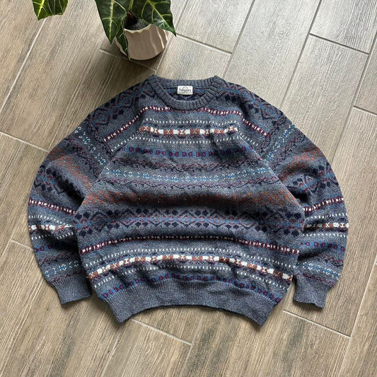 90s vintage grandpacore wool XL jumper