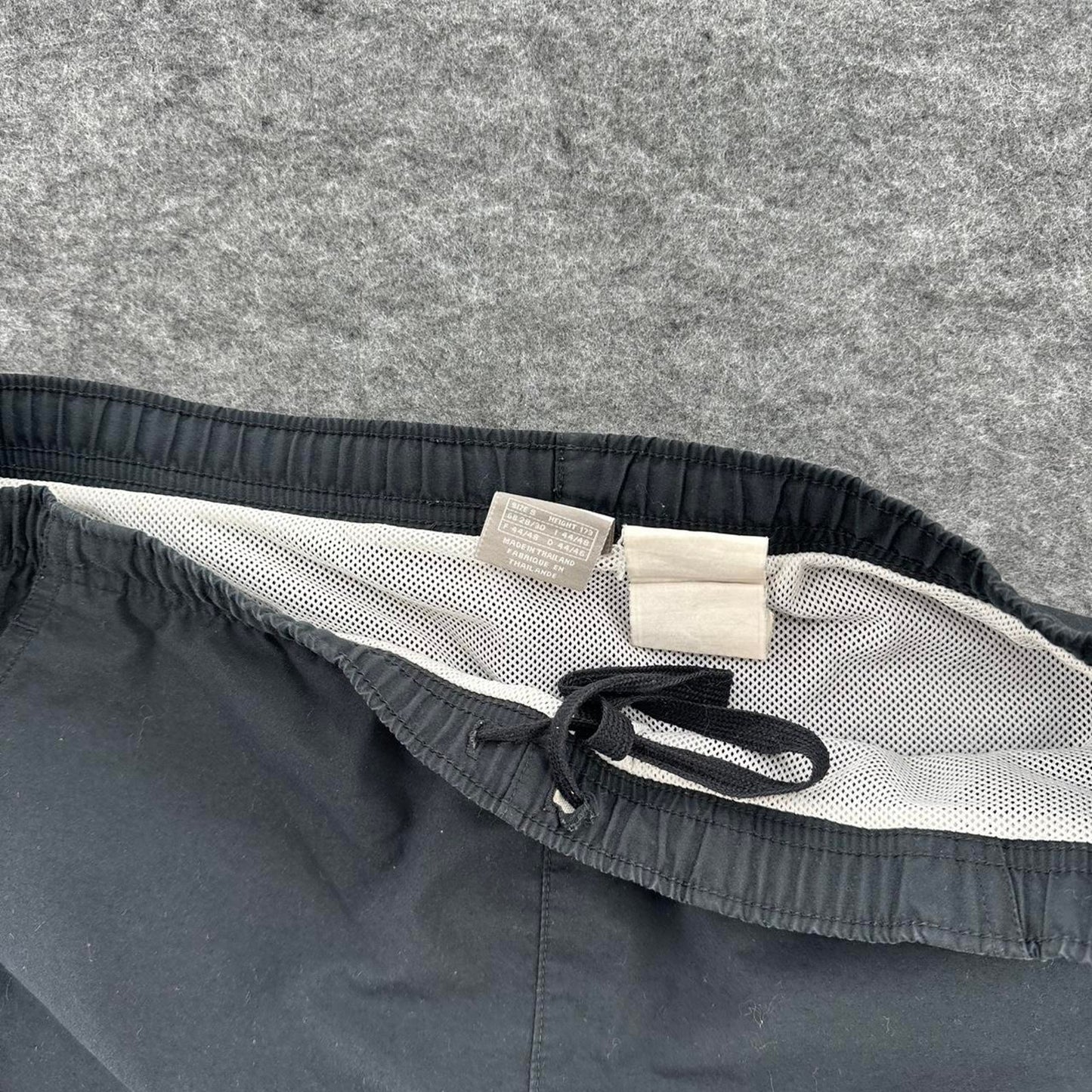 Nike black shorts with white