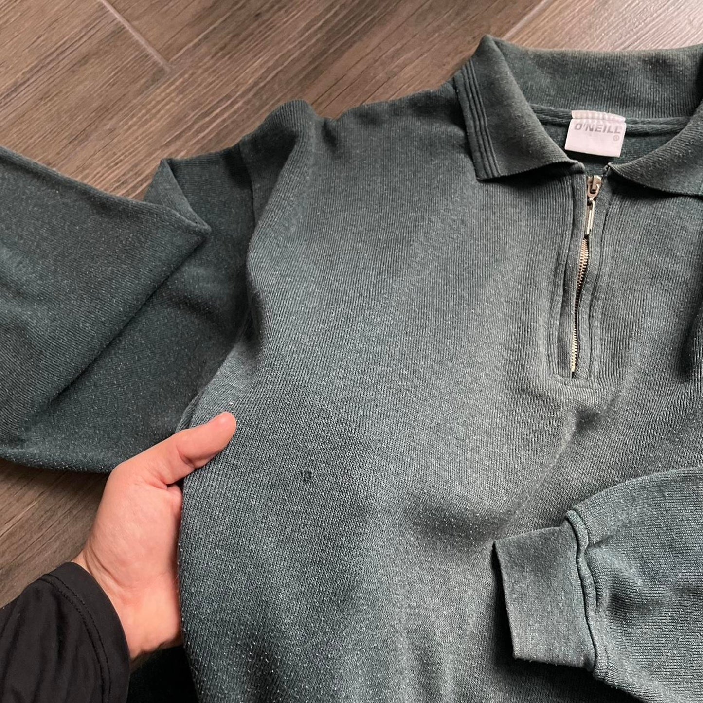 Y2K Oneill green baggy surf jumper XL