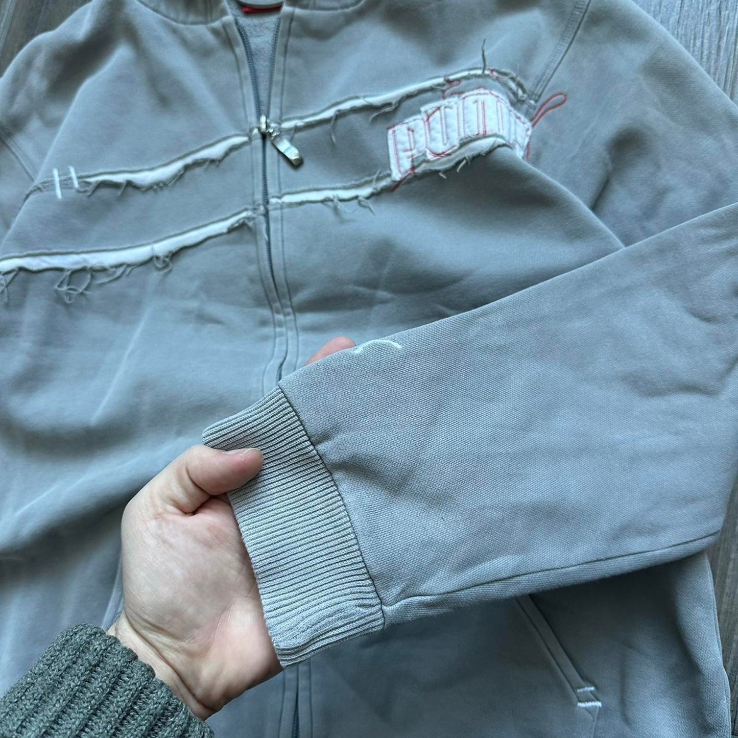 Puma zip up baggy y2k