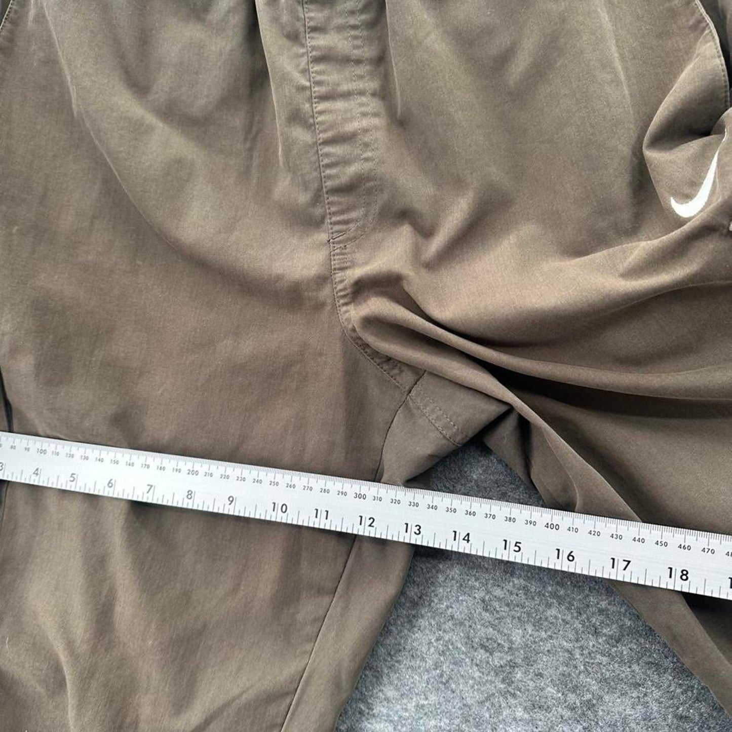 Nike brown cargo shorts with