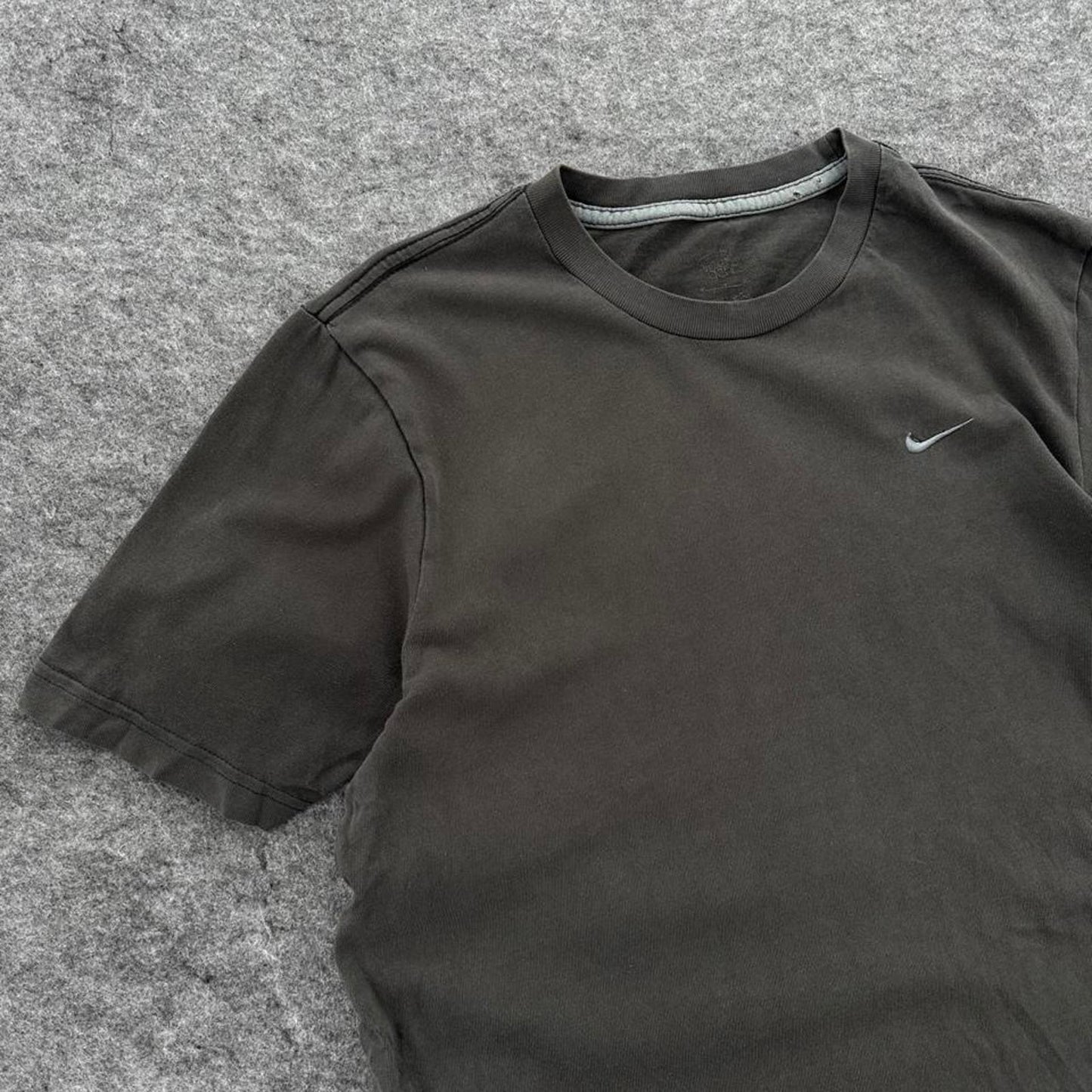 Nike brown cotton t shirt with
