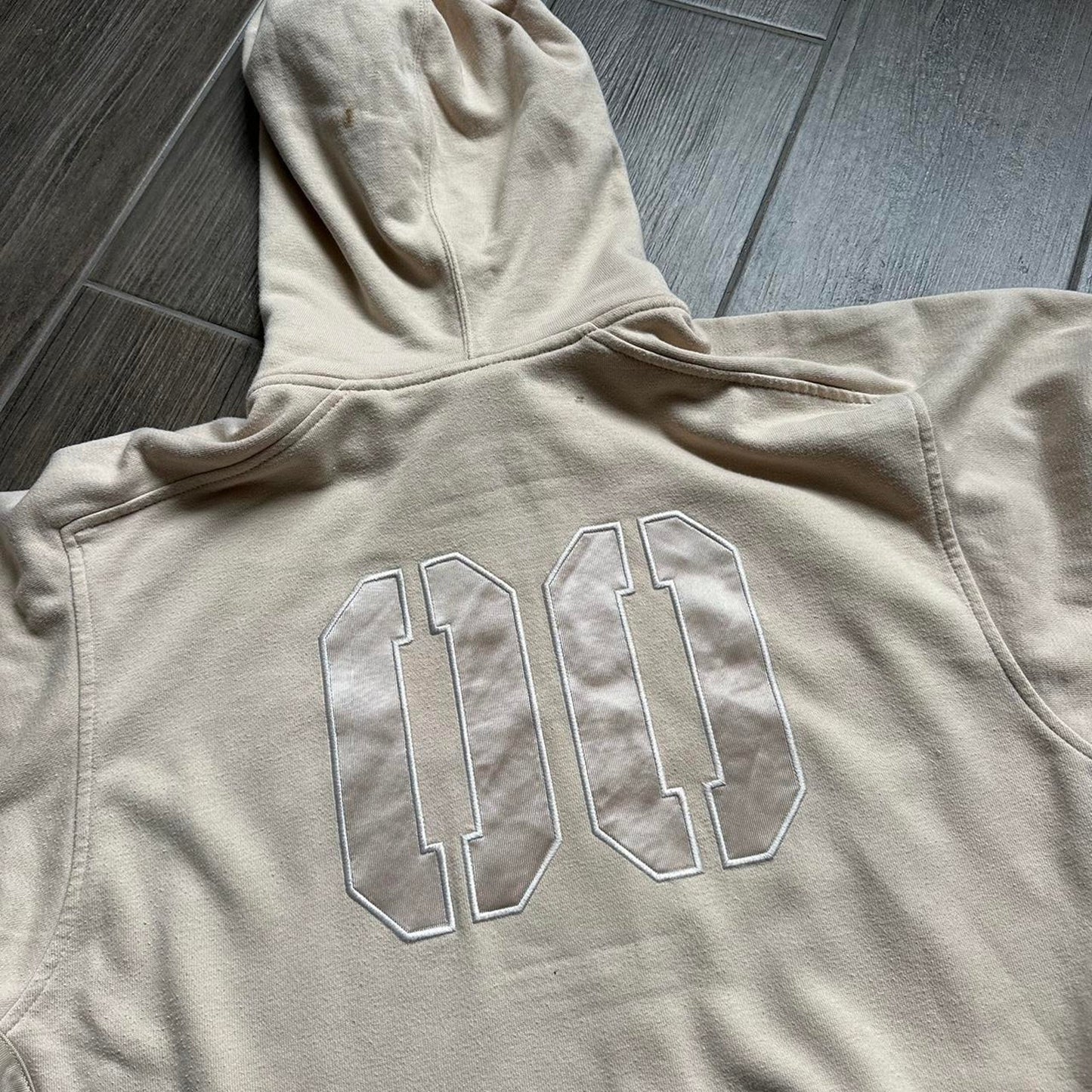 Nike y2k zip baggy streetwear L hoodie