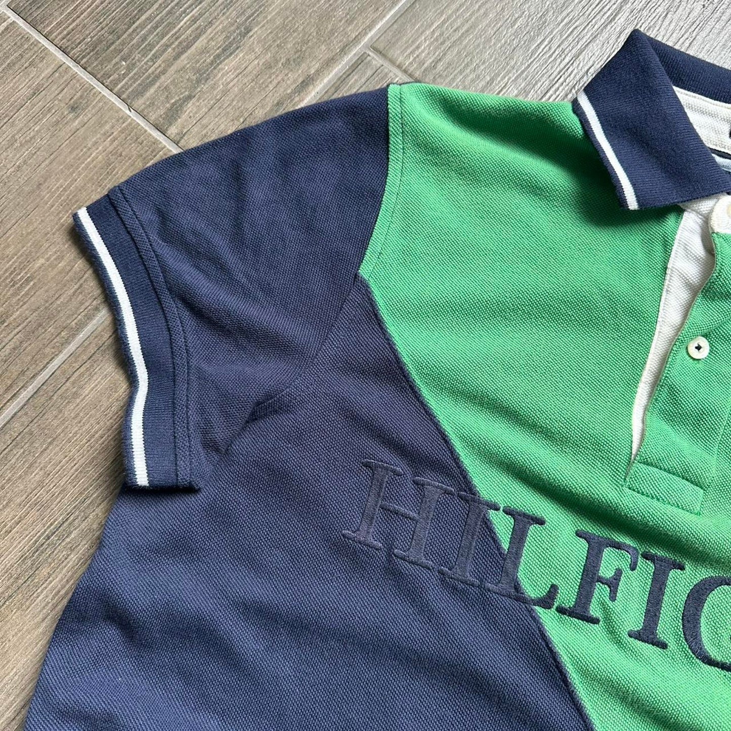 Tommy hilfiger green polo shirt