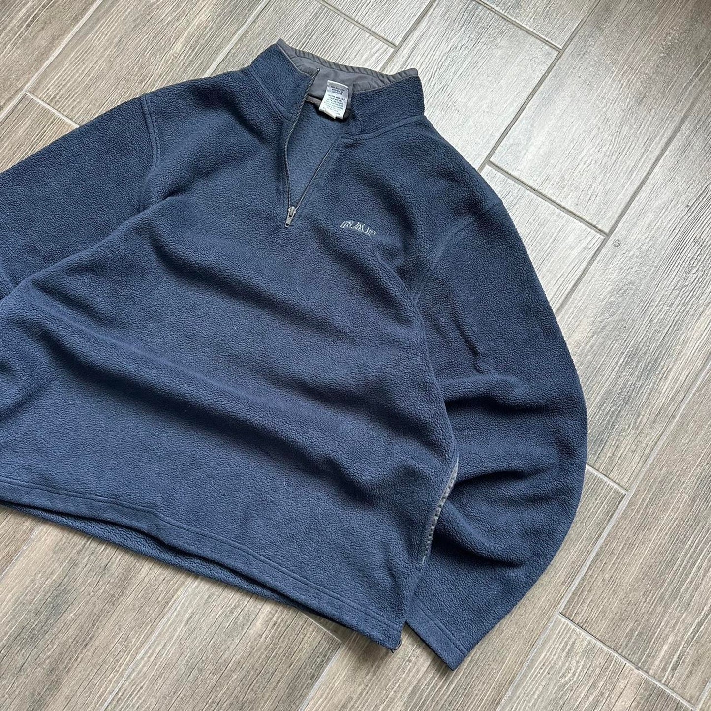 Gap navy fleece boxy fit y2k L jumper
