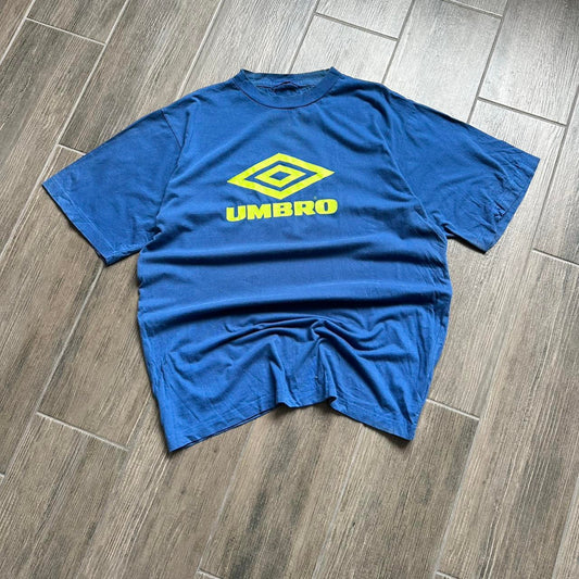 Umbro blue and yellow cotton