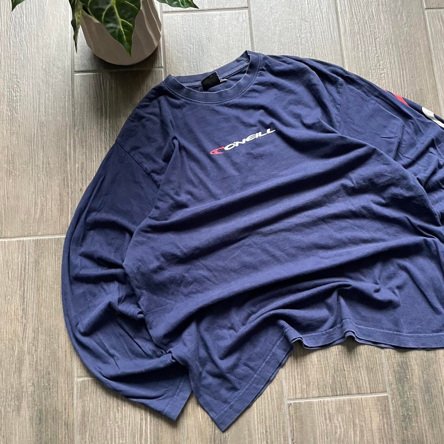 Oneill y2k navy big logo surf vintage long sleeve tee