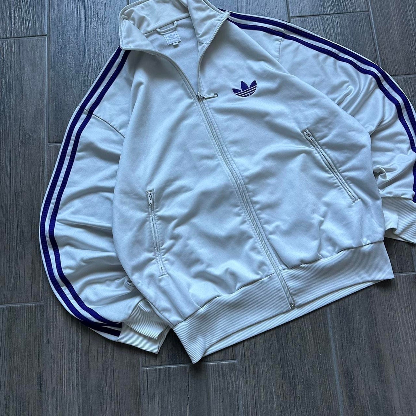 Adidas track top boxy fit y2k L jacket