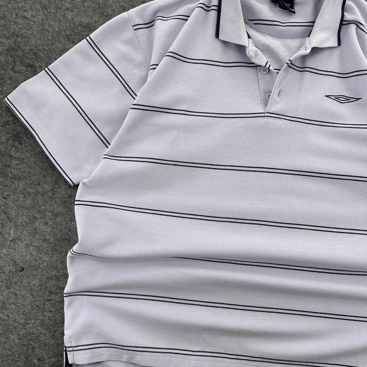 Umbro white polo shirt with