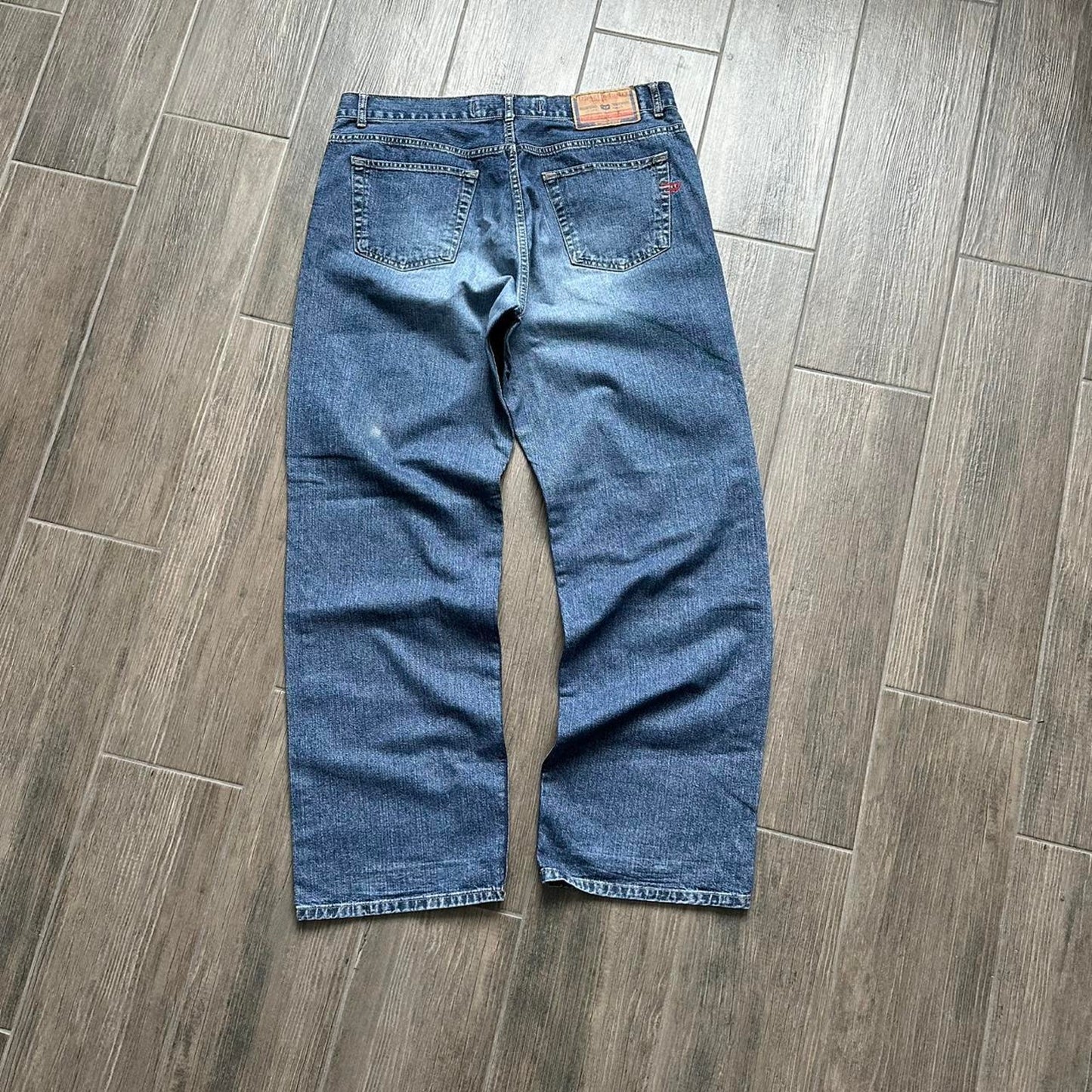 Diesel distressed blue jeans