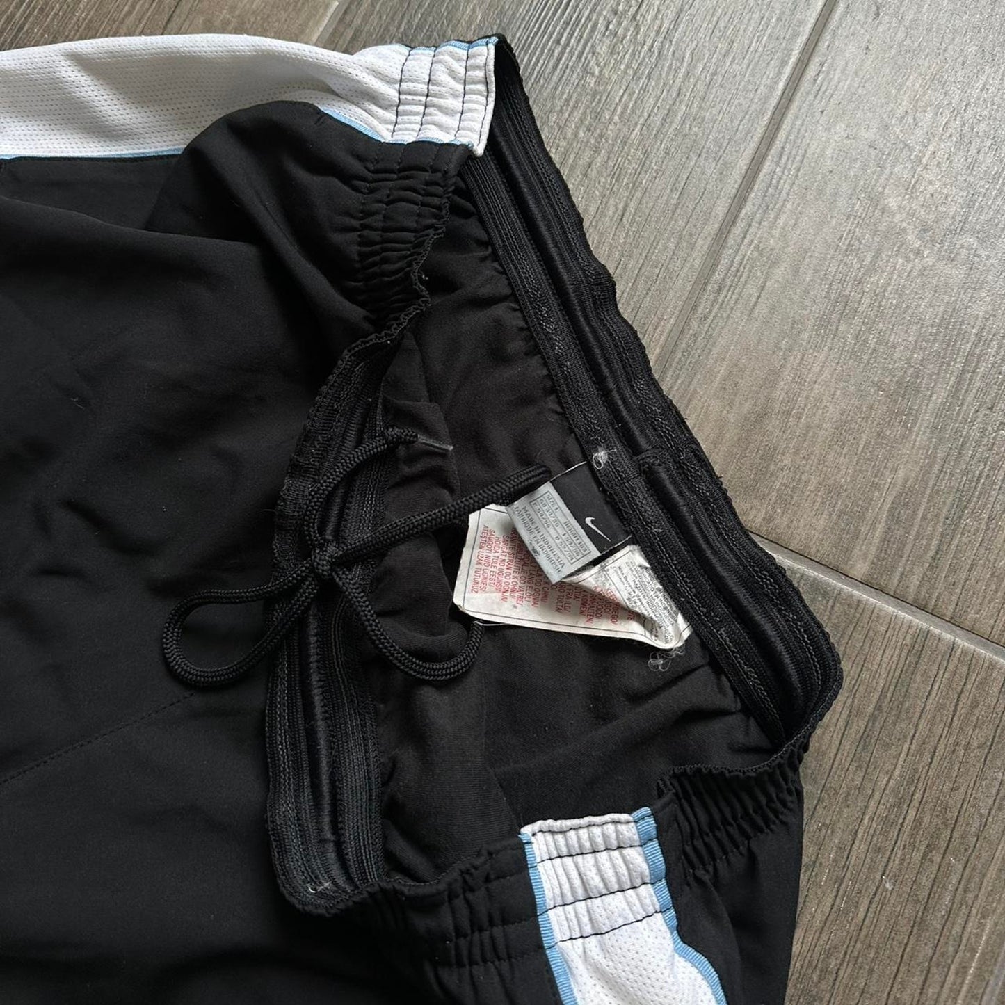 Nike black white shorts