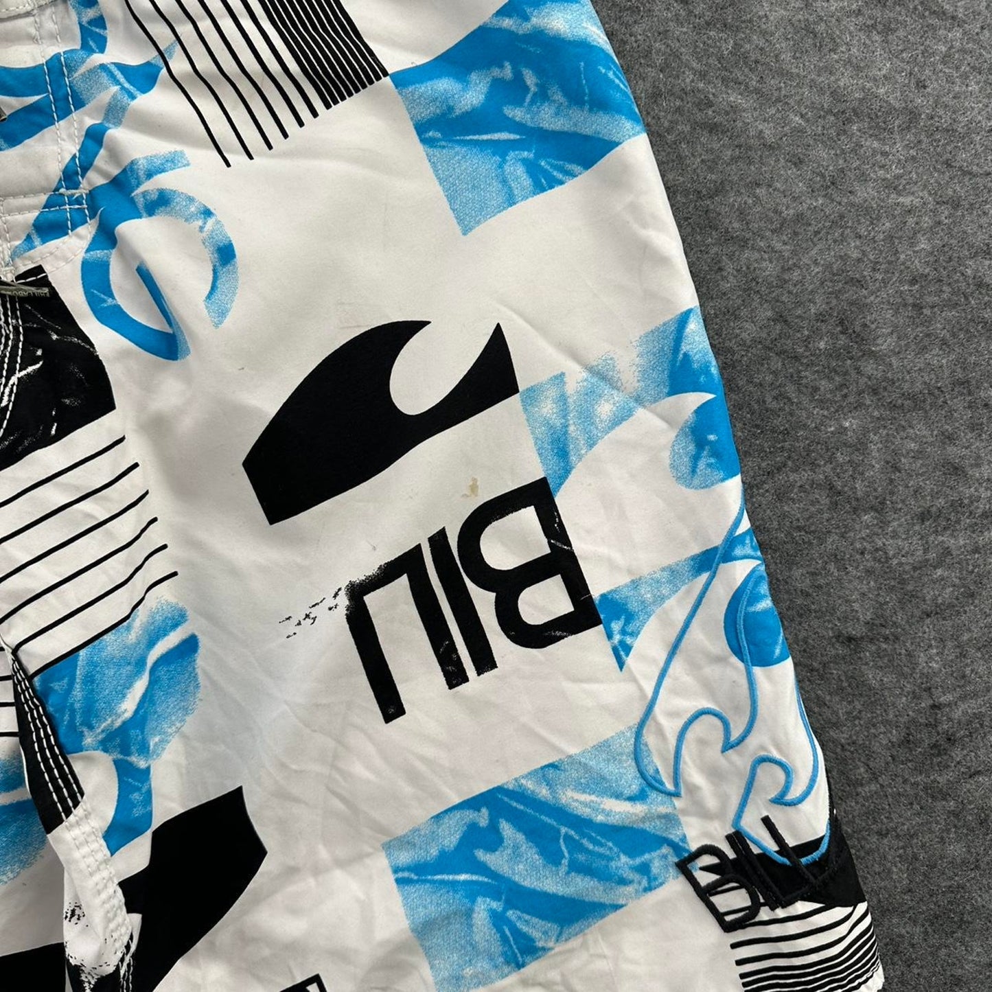 Billabong blue white board