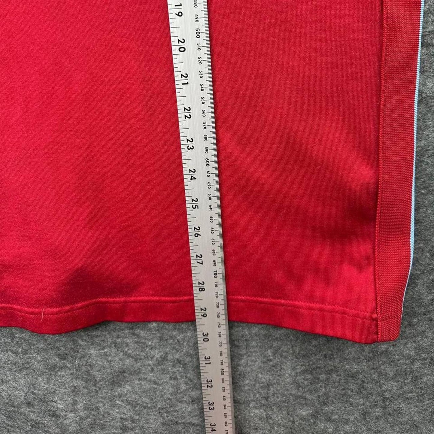 Nike red soccer jersey with