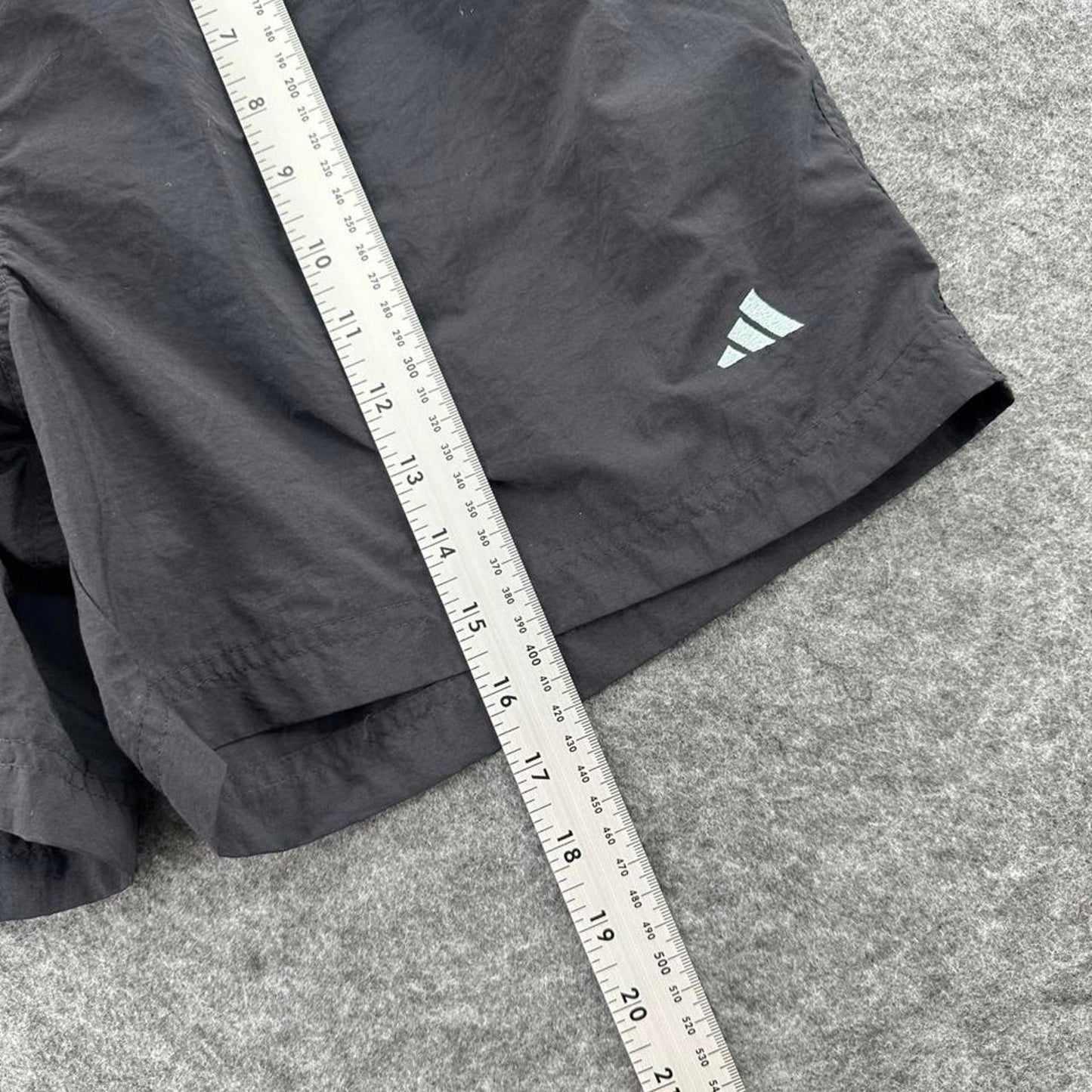 Adidas black y2k shorts