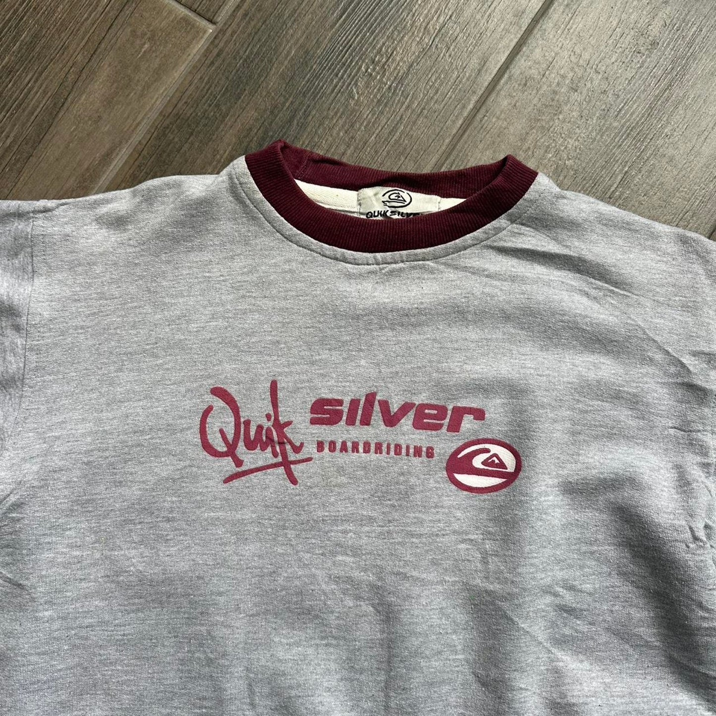 Quiksilver grey vintage sweatshirt