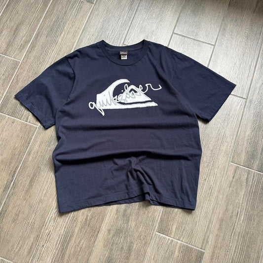 Quiksilver navy blue surf tee