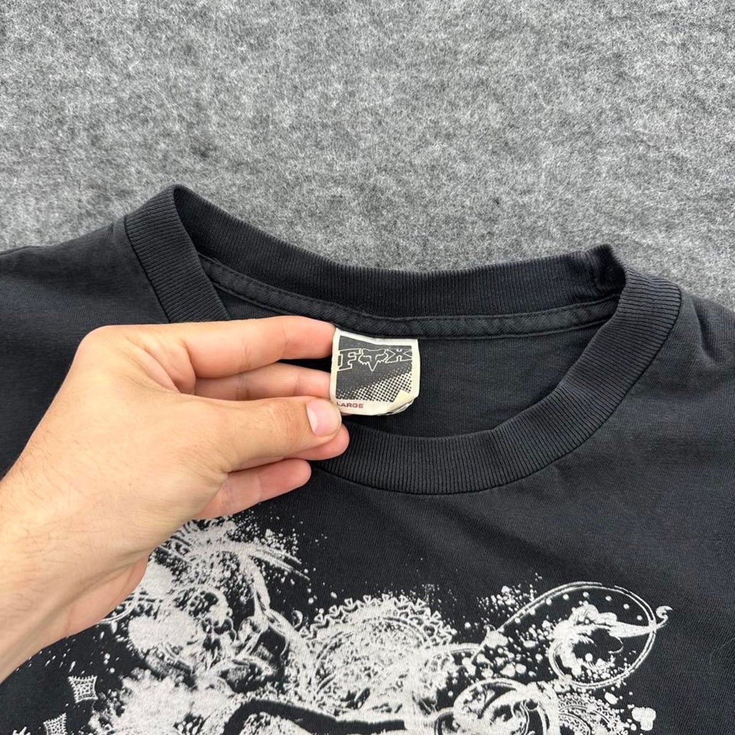 Fox racing black t shirt with