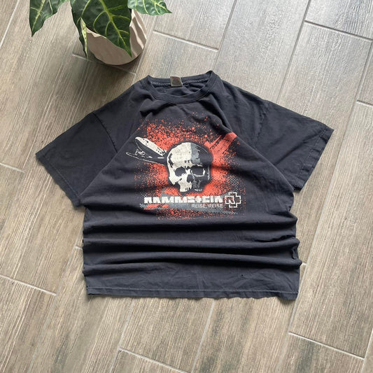 Rammstein y2k black vintage tee
