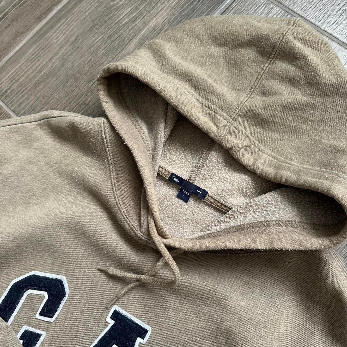 Gap beige y2k baggy hoodie