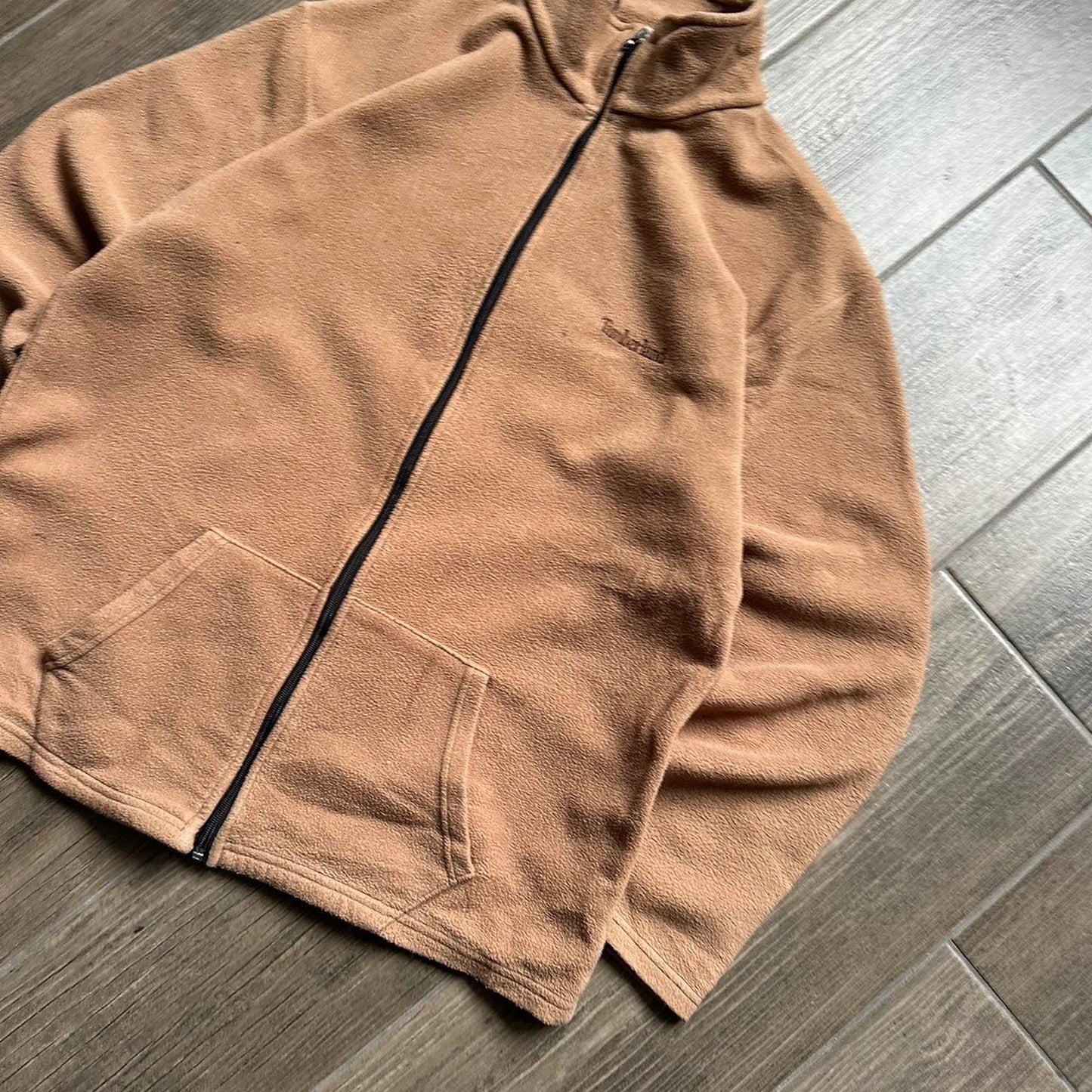 Timberland cream zip winter fleece S jacket