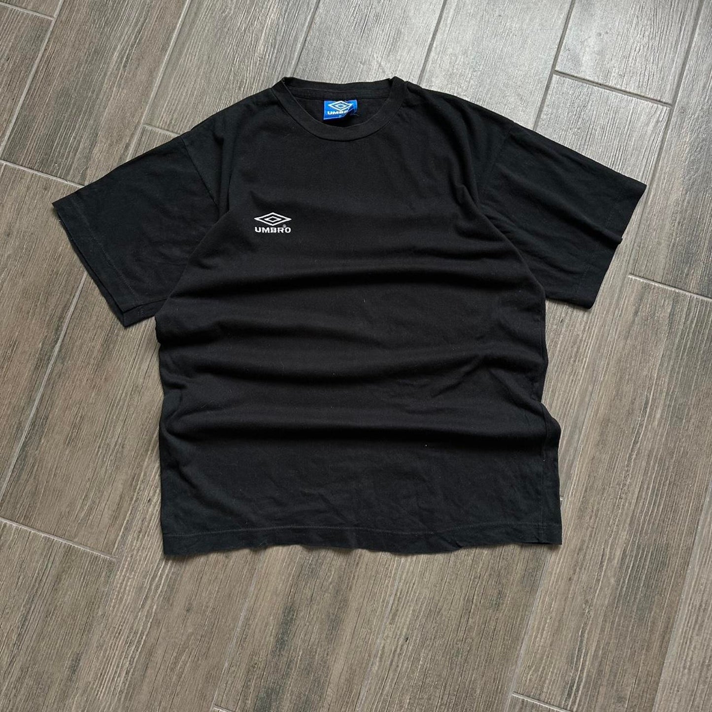 Umbro black cotton t shirt with