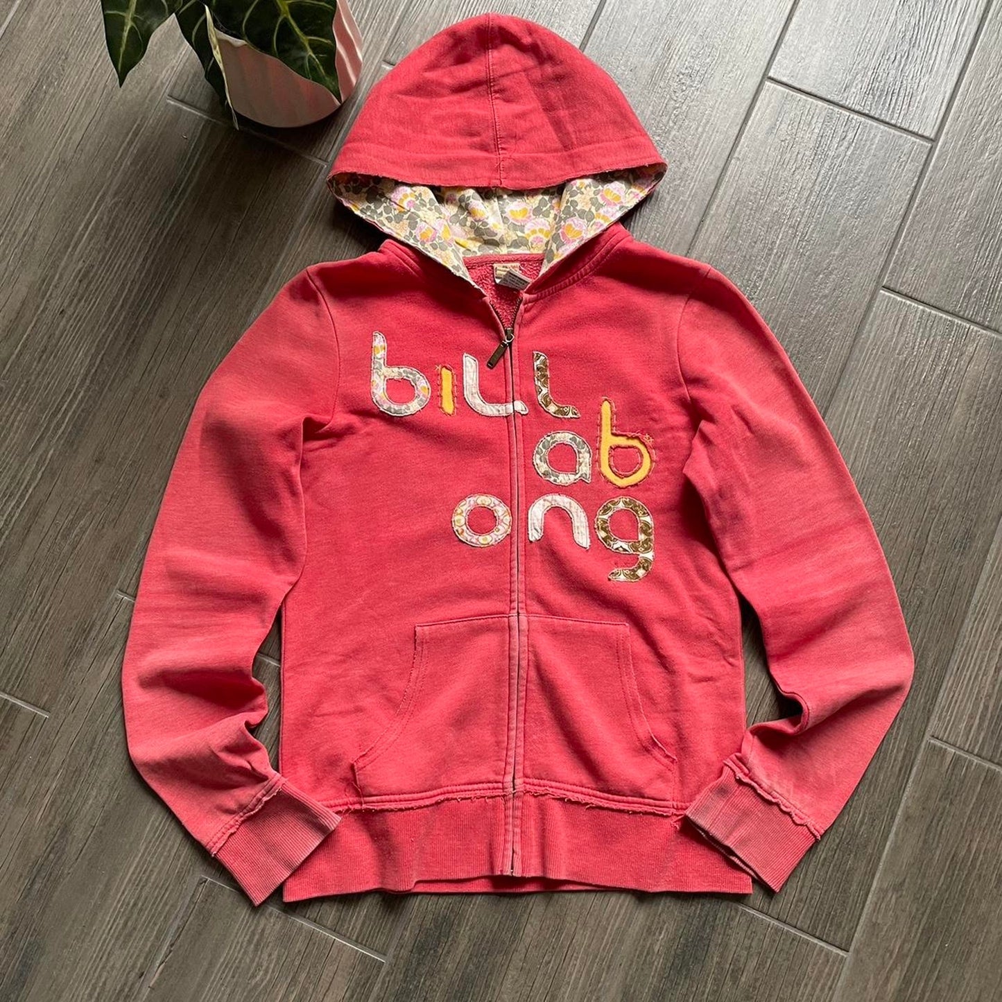 Billabong women Japanese fade y2k vintage hoodie