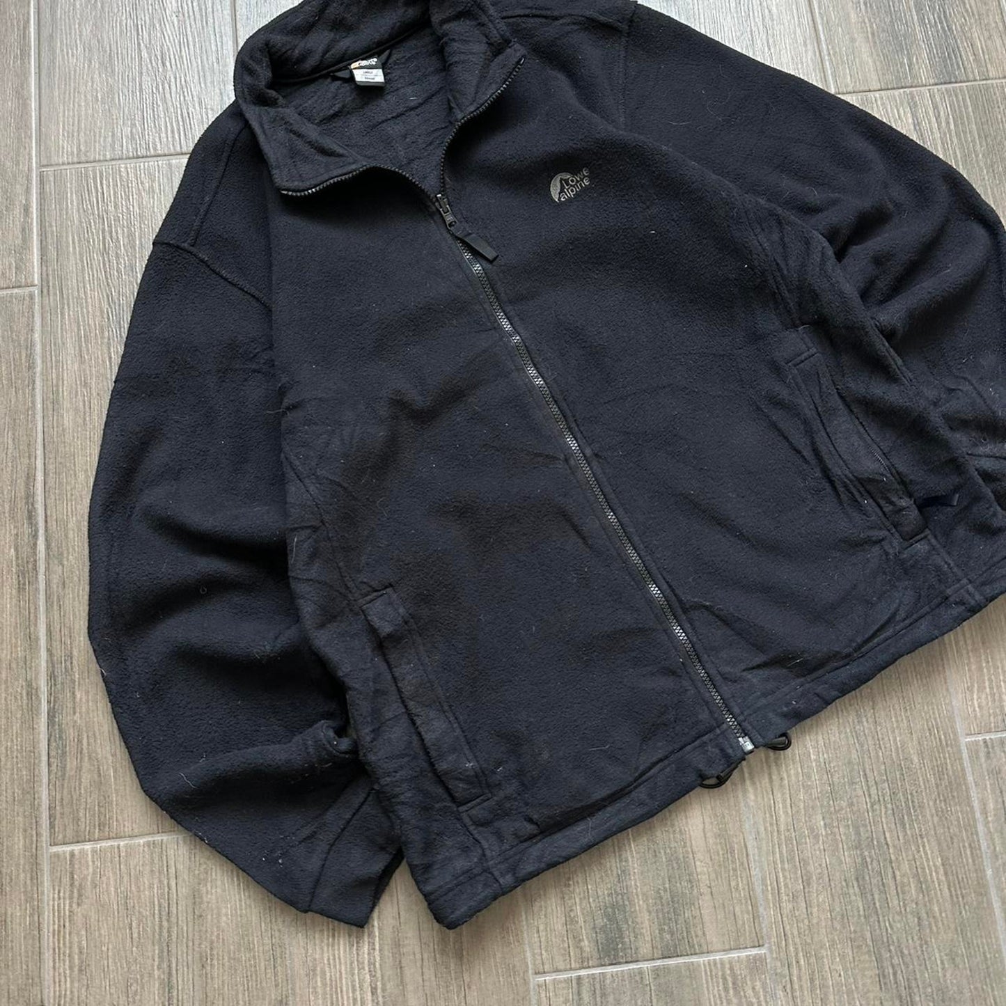 Lowe Alpine y2k black fleece jumper