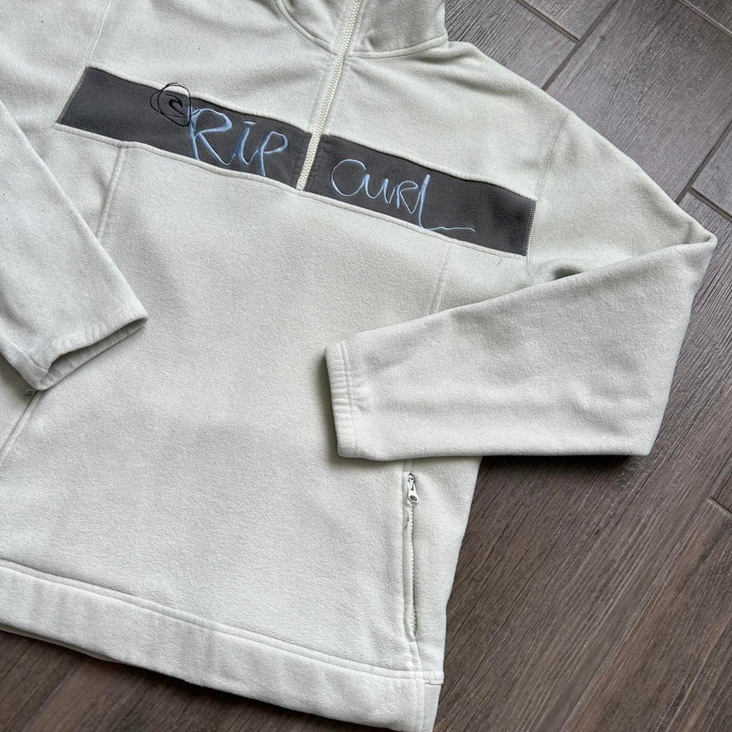 Rip curl cream fleece quarter