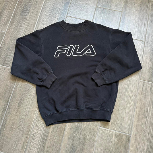 Fila black crewneck sweatshirt