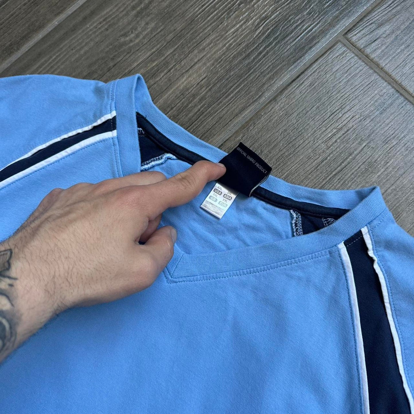 Umbro blue oversized t shirt