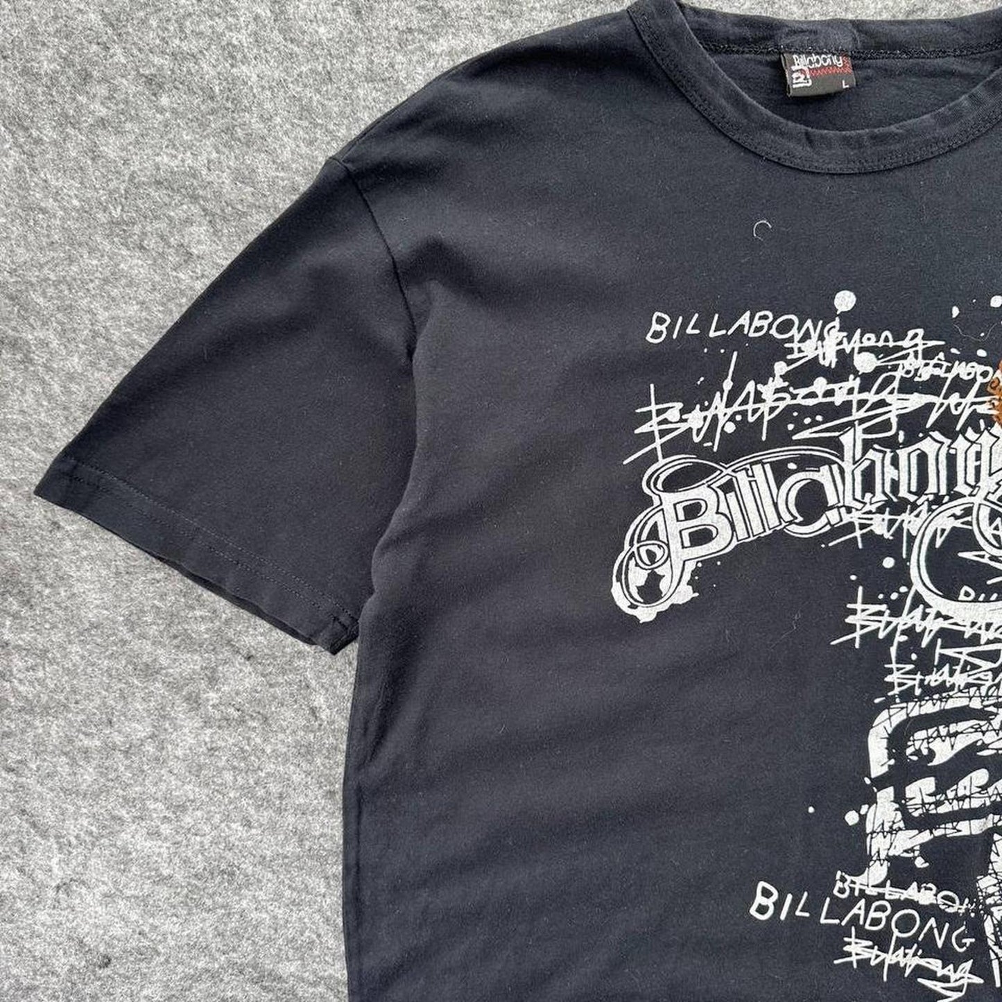 Y2k billabong surf skate t shirt
