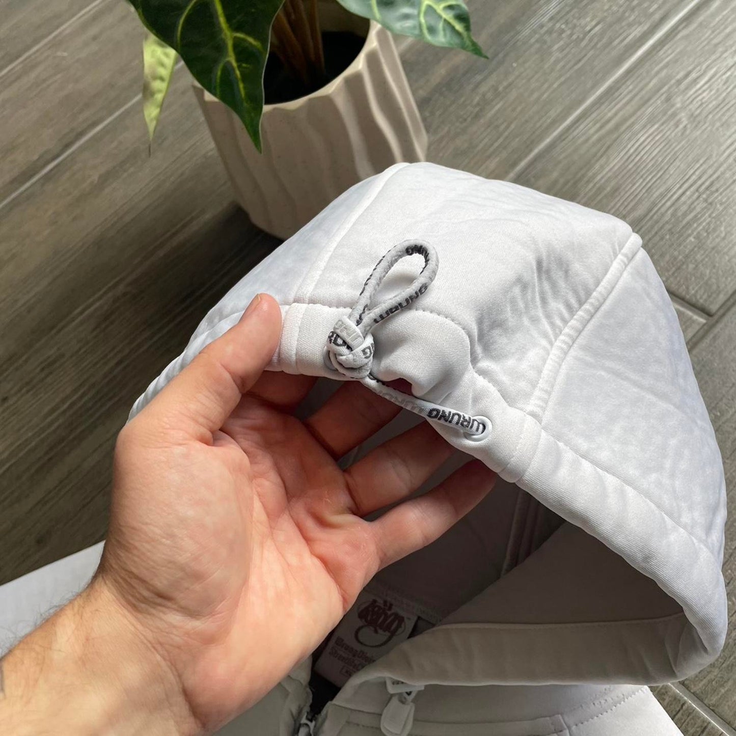 Y2k skater style white oversized L hoodie